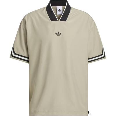 adidas Originals Basketball Warm FW25 Loose V-Neck Breathable Short Sleeve T-Shirt Unisex Tops KA9350