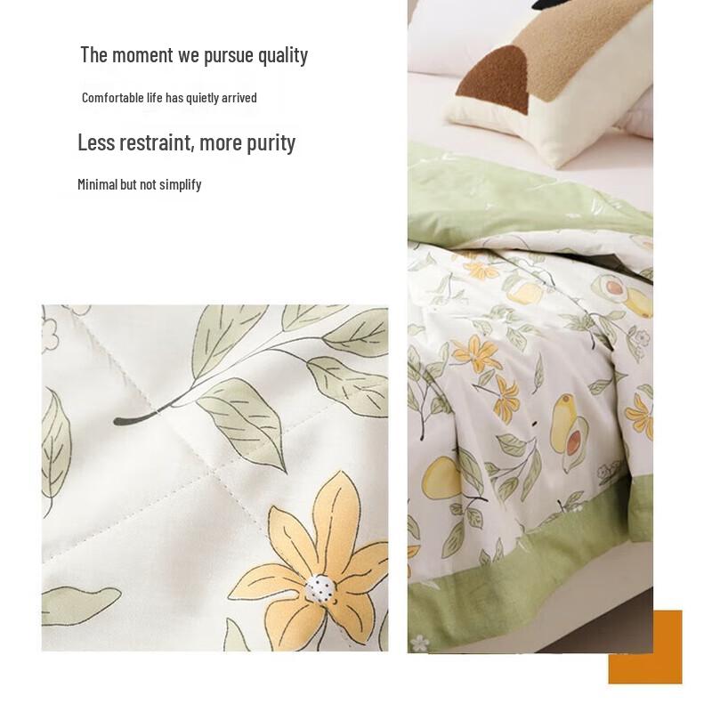 All-Cotton Printed Summer Cooling Thin Quilt