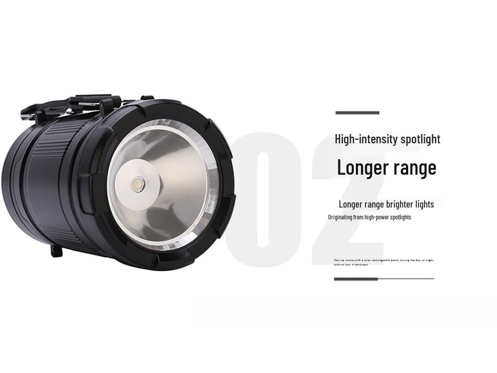 Portable LED Camping Lantern: Handheld, Pull-out Tent Light for Outdoor and Emergency Use