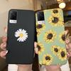 For Vivo V21 Case V2066 V2050 Soft Silicone Cute Painted Cover For Vivo V21E V 21 4g 5g Phone Cases Shockproof Bumper Slim Funda