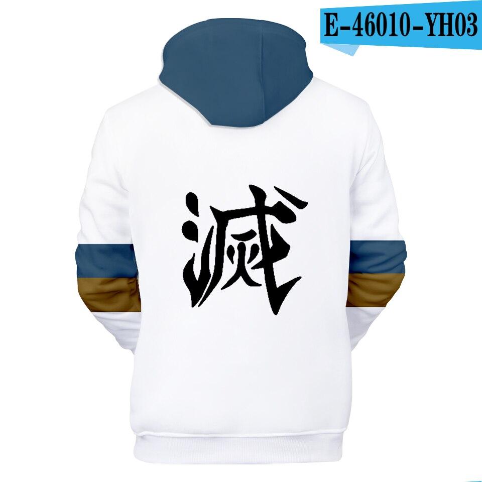 Demon Slayer Sweat à Capuche Anime 3D Imprimé Nezuko Tanjiro Kamado