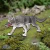 Mini Wolf Figurine Early Educational Toy Collection Crafts Realistic Detailed Action Figure for
