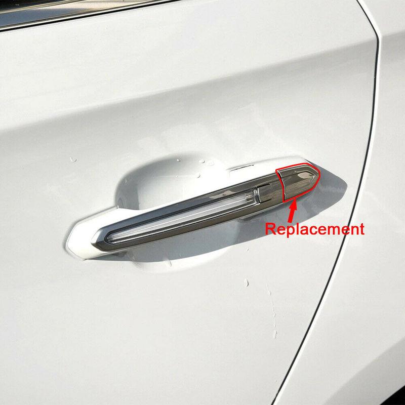 New Door Lock Cylinder Chrome Cover Trim Cap Fit For Cadillac ATS XTS CTS CT6 13522324 13522322 13599547
