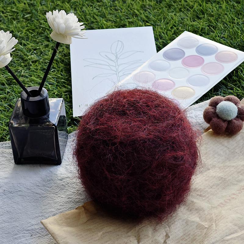 50g/roll Blended Synthetic Long Fur Mink Velvet Yarn Fine Mohair Handmade DIY Knitted Sweater Scarf Hat Long Fur Crochet Yarn