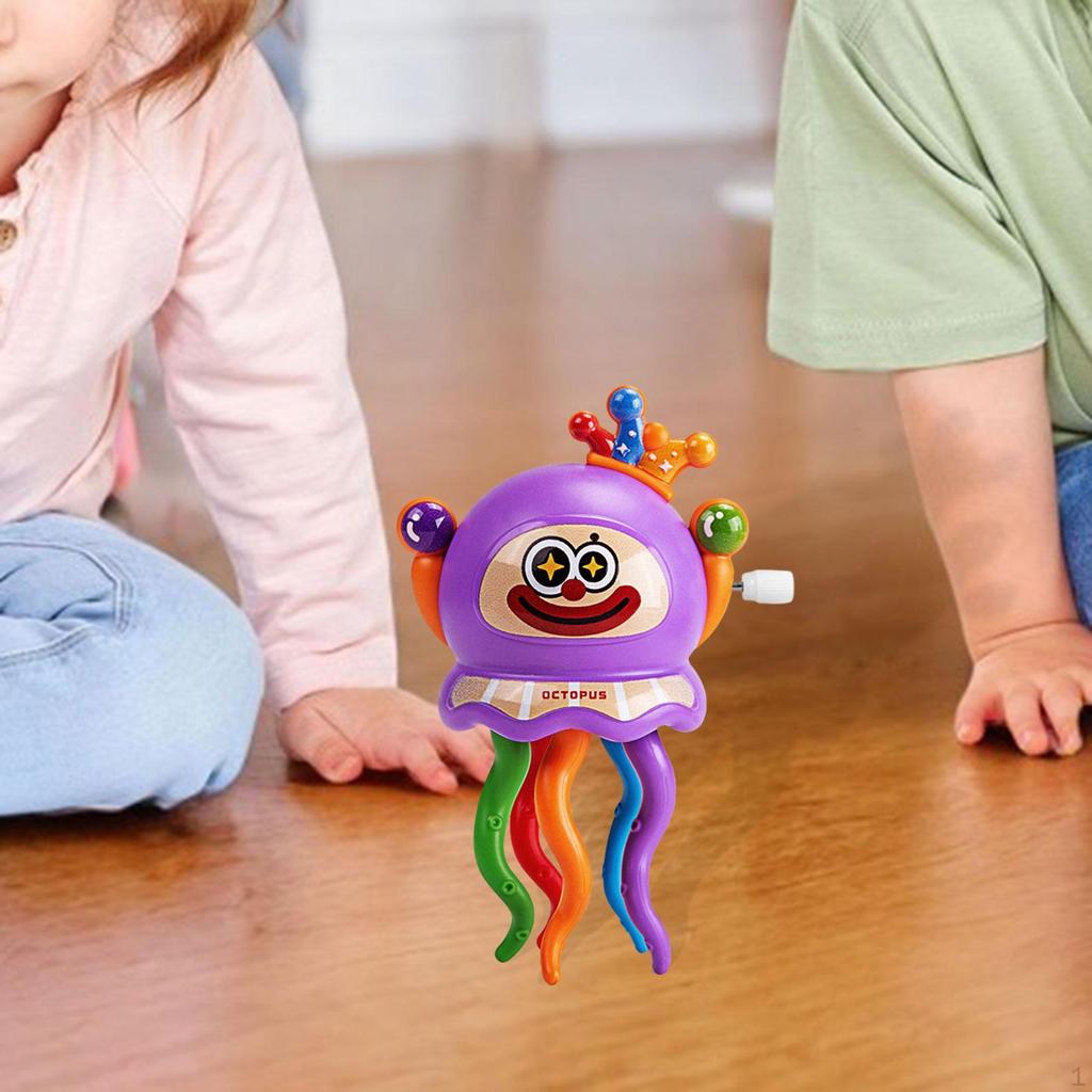 Wind up Toy Clockwork Figure Novelty Interactive Play Desk Decoration for Kids Boys Girls Holiday