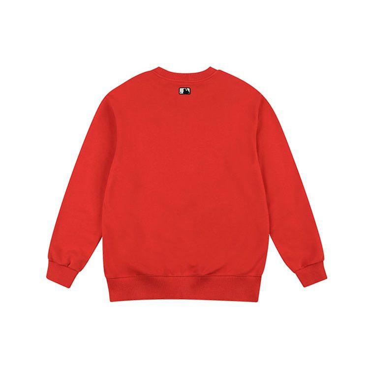 MLB Sweatshirts Unisex Red Crew Neck Moderate Regular 31MT08111-43R