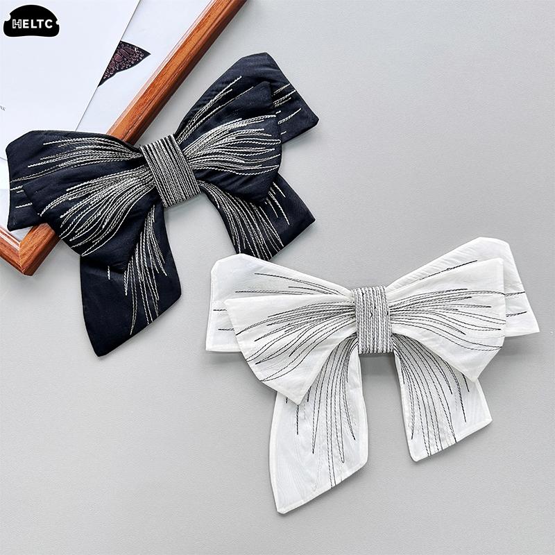 1PCS Big Chiffon Bow Brooch Pins Handmade Brooch For Clothing Wedding Party Clothes Accessories Decoration Party Ornaments Gifts