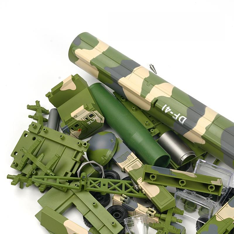1:72 Creative Military Series Building Blocks China DF-41 Intercontinental Missile Launch Vehicle Model Toys For Boys Xmas Gifts