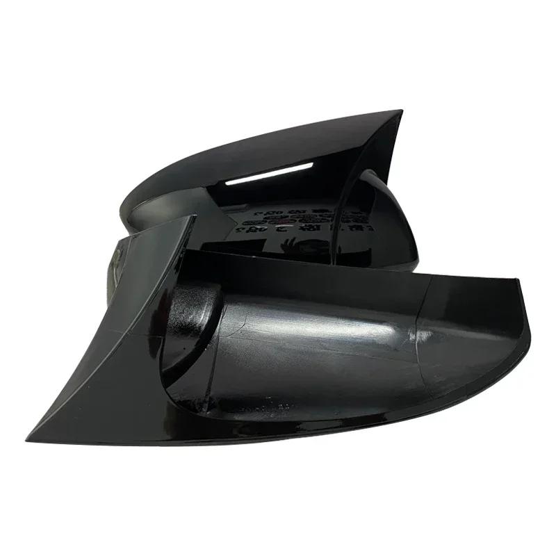 Copertura per specchietto retrovisore laterale per auto nero lucido, adesiva per Renault Megane 4 MK4 2016-2020 Bat Rear View
