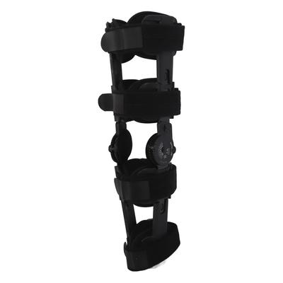 Knieorthese mit Scharnier, verstellbare Erholungsstütze, orthopädischer Schutz, Stabilisator, feste Bein-Knöchel-Schiene für