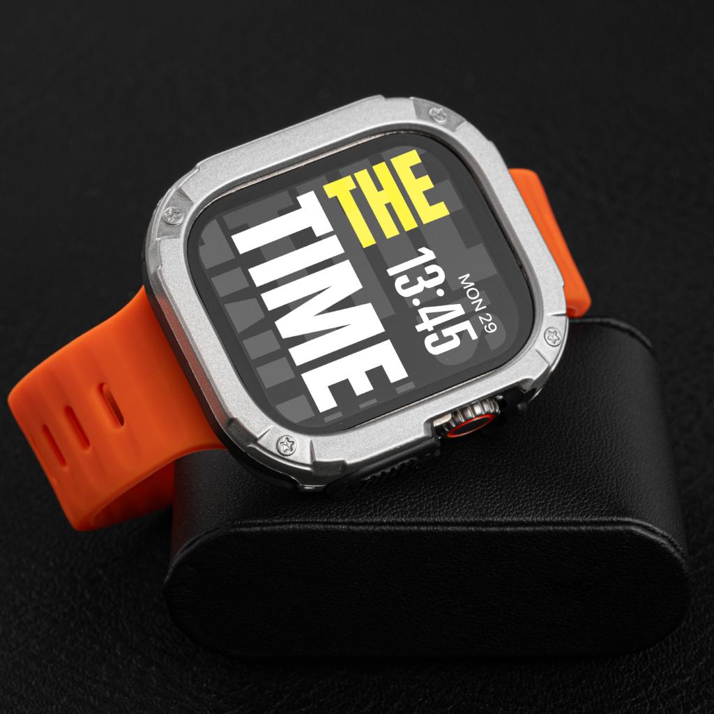 Case+Strap For Apple Watch Ultra 3/2 49mm 40/41 44/45 46mm Protective Cover Silicone Band For Iwatch Series 11 10 9 8 7 6 5 SE3