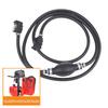 8mm Kraftstoffschlauch-Montagesatz mit geringer Permeation für Außenbordmotoren, 2,1m Kraftstoffleitungsschlauch Teile für Bootsmotor, Marine-Motor, Wohnmobil, Wohnwagen Zubehör