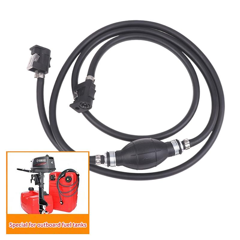 8Mm Low Permeation Outboard Fuel Hose Assembly 2.1M Fuel Line Hose Parts For Boat Motor Marine Engine Rv Caravan Accessories