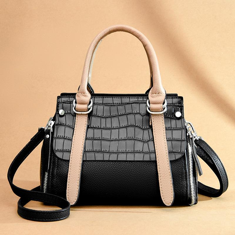 High Quality Crocodile Leather Handbag and Luxury Women Men General Fashion Tote Shoulder Messenger Bag