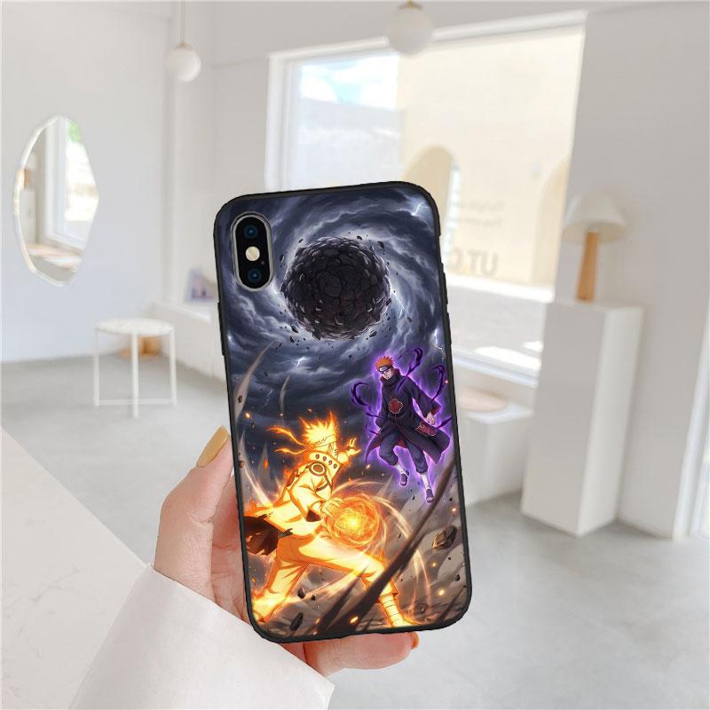 LO77 Naruto Uzumaki Soft Shell Phone Case for iPhone SE X XS XR 11 16E 17 Pro Max Air 8 7 6 6s Plus