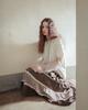 FAZED Back Ribbon Flare Top_Ivory