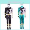 Mighty Power Morphin Rangers Costume Cosplay Dress Party Superhero Jumpsuit