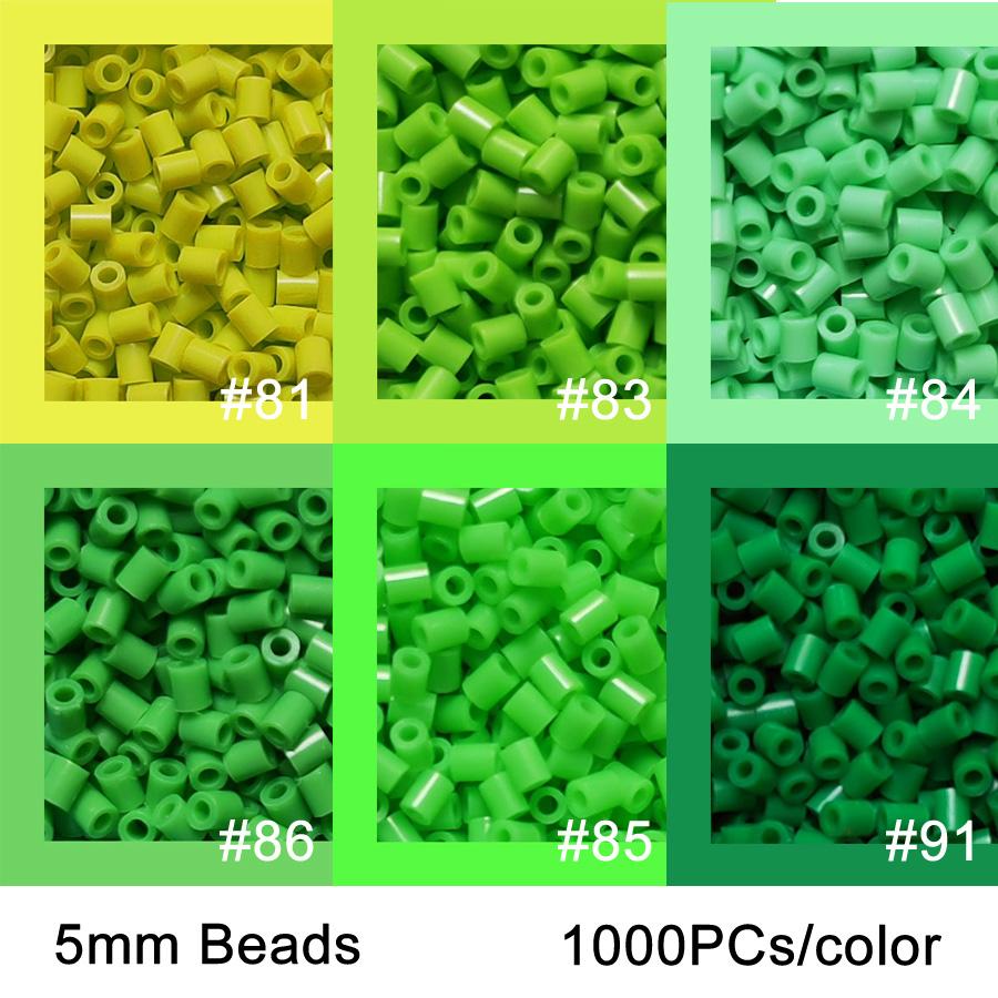 Non-Toxic 6000Pcs 5Mm Iron Beads Pixel Art Kit 6Color Black White For Kid Hama Perler Bead Diy Puzzles High Quality Gift Children Toys