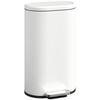 30 L Modern Curved Kitchen Bin - Cream