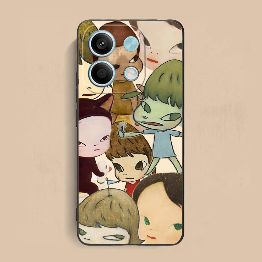 Anime Yoshitomo Nara Phone Case for Xiaomi Redmi 15 14 13 12 A5 3 2 1 C Plus 4G 5G Colorful Printing Cover Cover Luxury Pretty