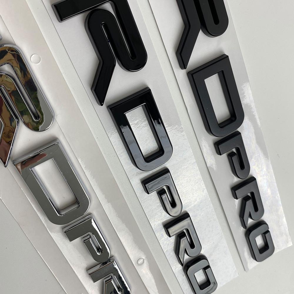 3D ABS TRD PRO Car Emblem Badge Sticker Decal for Toyota 4Runner Tundra Tacoma Sequoia Truck SUV Exterior Styling
