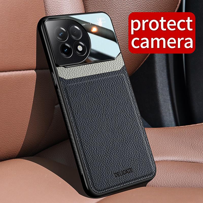 For Oneplus Ace2 Phone Pouches Luxury Leather Texture Shockproof Case Cover for Oneplus 11 11R/Oneplus Ace Pro Ace 2 Back Caso