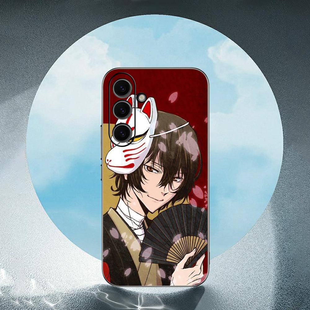 

Bungou Stray Dogs Дазай Осаму Для Samsung Galaxy S23 S24 S25 Ultra S22 Plus S21 Черный Мягкий Чехол Водонепроницаемый Мягкий Чехол SamsungS21ultra