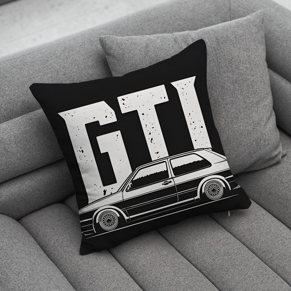 GGolf GGTI Car Pillow Case Soft Cushion Cases for Farmhouse Sofa Decor Home Decorations and Protector