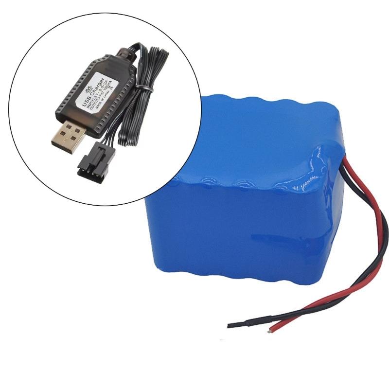 2er-Set 7,4V USB-Ladekabel mit SM2.0 4P-Stecker für LiPos-Batteriebetriebene Autos und Fahrzeuge