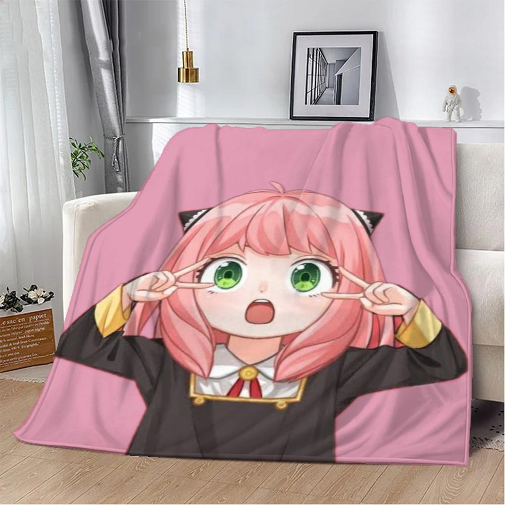 Spy X Family Fluffy Soft Blankets for Decorative Sofa Blanket Home and Decoration Microfiber Bedding Bed Throw Beach Towel Knee