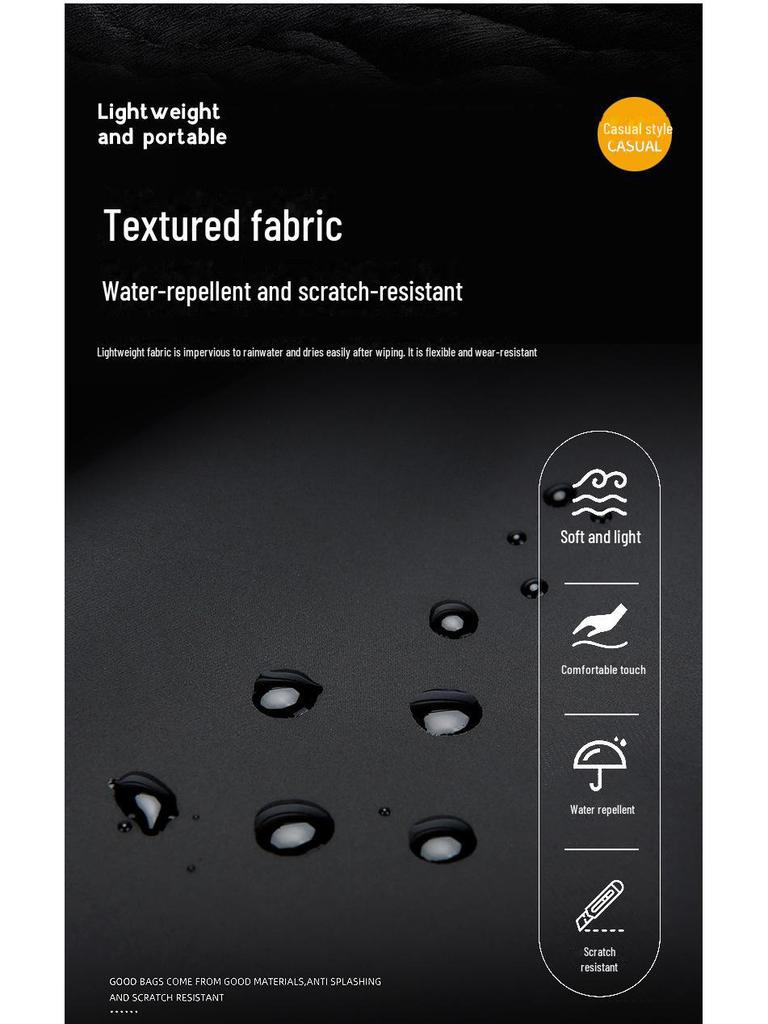 High-End Fashion Waterproof Backpack: Commuting, Travel, and School Companion for Men and Women