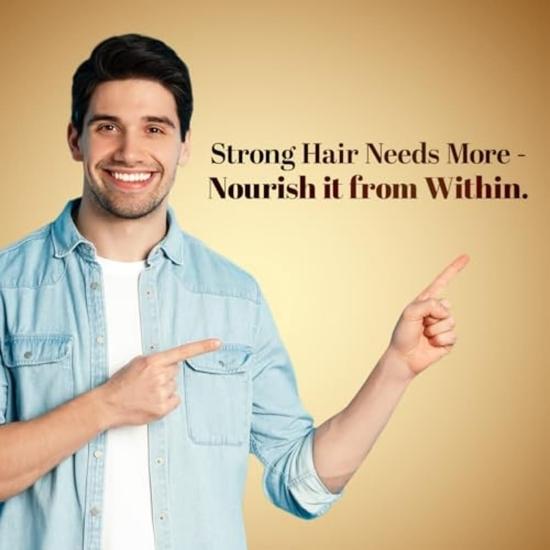 Zandu Hair Growth Vitalizer–A Formulation Prepared With Selected Herbs To Take Care of Your Hair|Useful In Nourishing Hair & Scalp (60 Capsules)