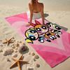 Powerpuff Fashion Beach Towel: Ideal for Summer Adventures Soft, absorbent and quick drying suitable for swimming and bathing