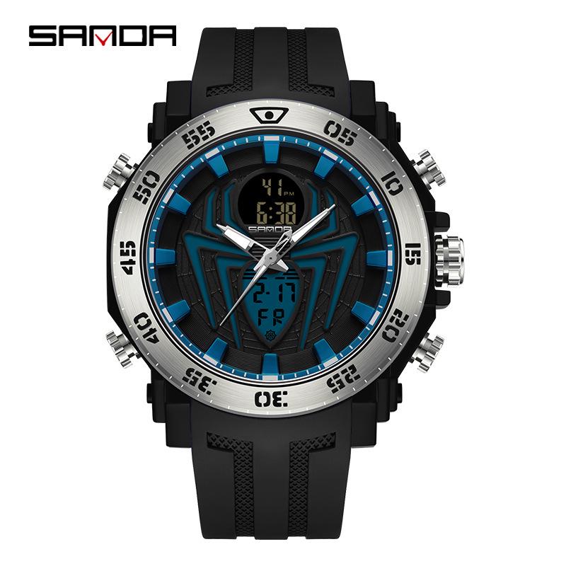 Sanda 6111 Spider Creative Luminous Men s Outdoor Electronic Watch