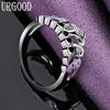 925 Sterling Silver Crown Ring Gift Fashion Jewelry