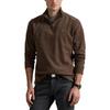 Polo Ralph Lauren Logo Embroidered Ribbed Cuff Long Sleeve Sweatshirt Men Sweatshirt 710671929-077