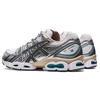 New Asics Gel Nimbus 9 White Steel Grey 1201A424-102