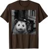 Opossum Selfie With Trash Bin Funny Gifts Design Fun Unisex 100% Cotton T-shirt Mens Tees Top