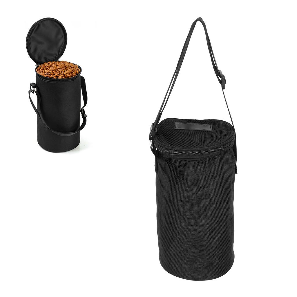 Dog Treat Bag Portable Dog Treat Training Pouch Large Capacity Oxford Fabric Pet Food Storage Bag Foldable Cat Food Travel Bag