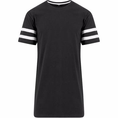 Build Your Brand Mens Stripe Jersey T-Shirt