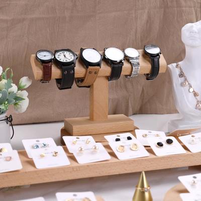 Creative Solid Wood Watch Rack Will Sell Gift Bracelet Bracelet Storage Rack Watch Store Display Rack Shopping Mall Display Bracket