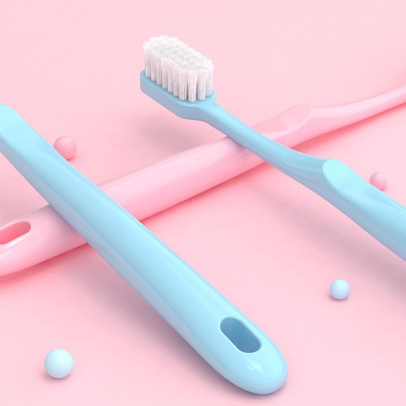 Mike Soft Bristle Adult Toothbrush - Portable Travel & Deep Cleaning, Multi-Color Single Pack