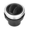 Dashboard Air Conditioner Outlet Vent Deflector Trim Universal Rotatable Round for Cars RVs Buses