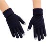 Winter Touch Screen Gloves Women Men Warm Stretch Knit Mittens Imitation Full Finger Guantes Female Crochet Thicken