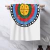 Symbole Signe Mapuche Graphique Serviette Visage Douce Séchage Rapide Piscine Bain Serviettes Coton Absorbant