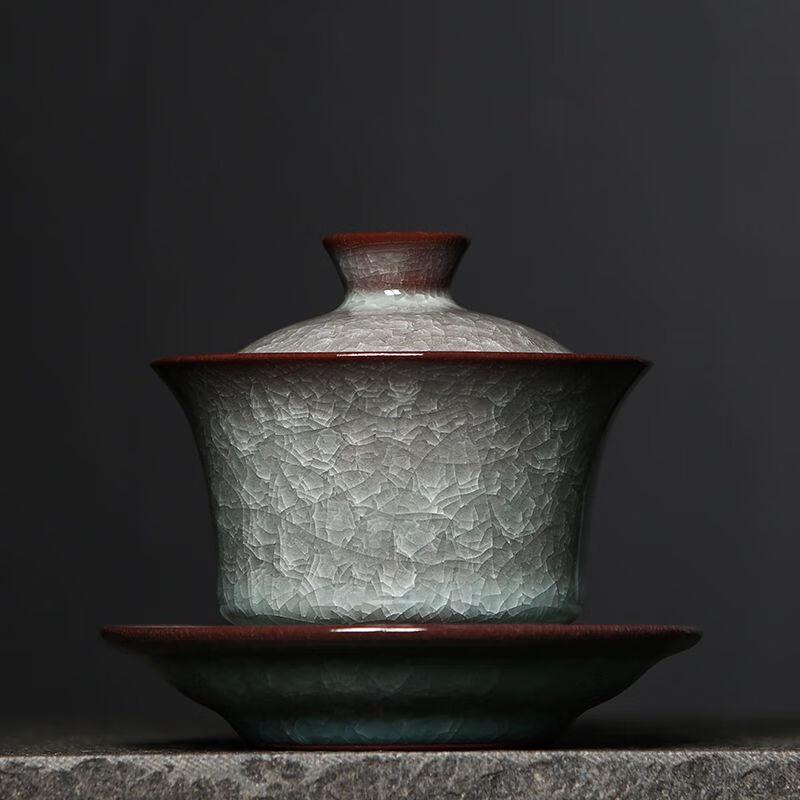 

Celadon Sancai Gaiwan Teacup