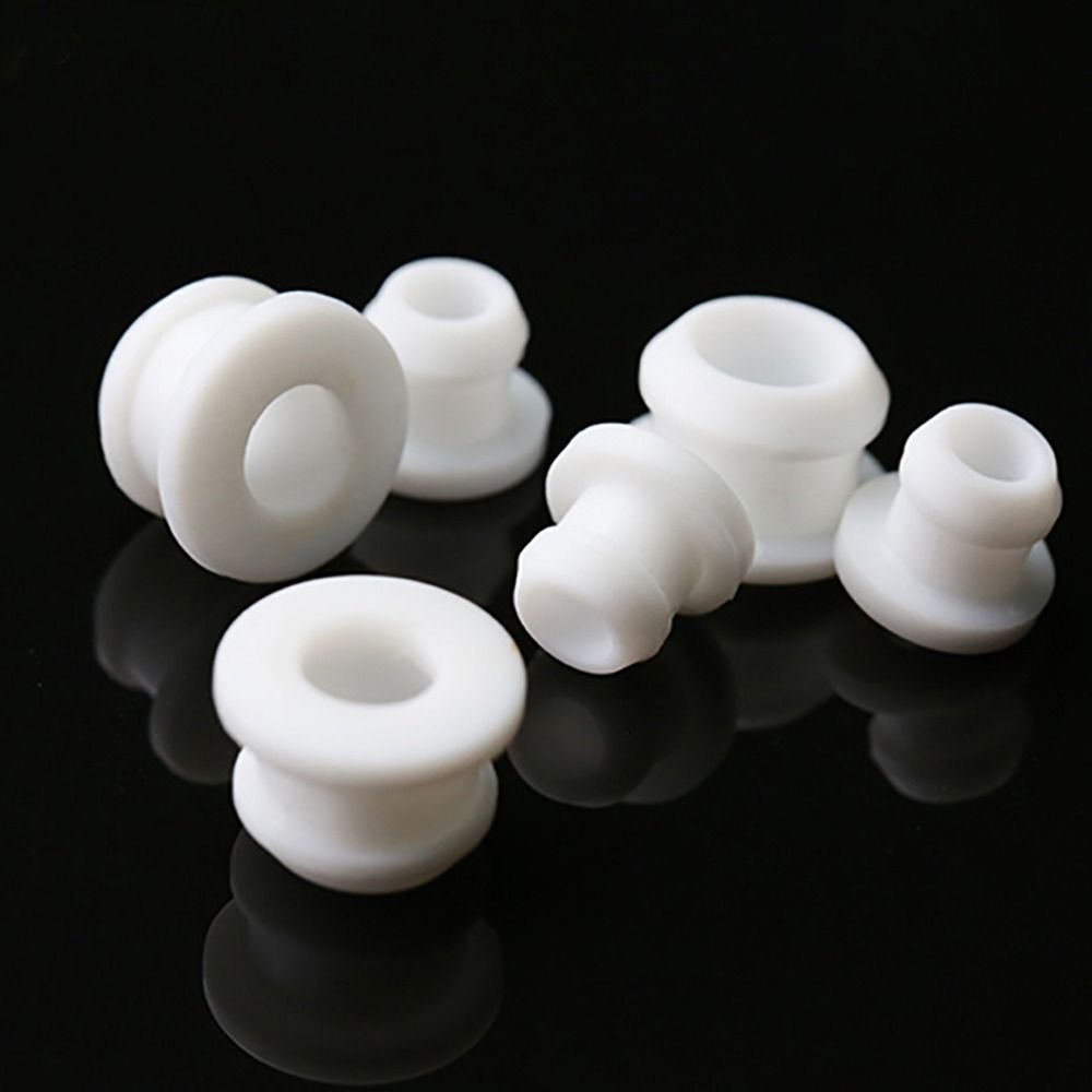 4 Piezas Tapón Redondo de Goma Pasacables para Agujeros Kit de Arandela para Cable Eléctrico Caja Eléctrica Tubo para Cable