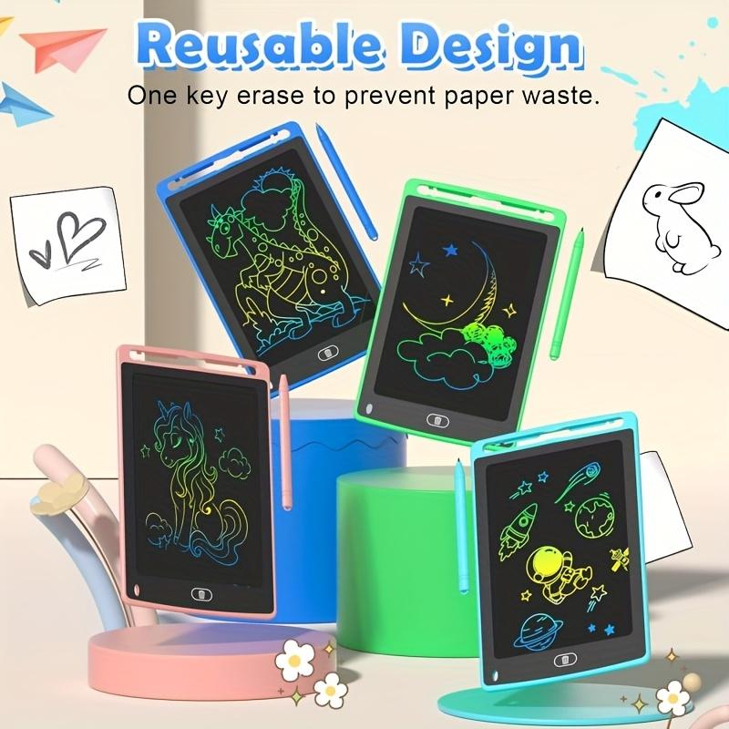 LCD Drawing Board - 21.59cm Kids' Doodle Tablet, Durable Design, Easy Erase, a Must-Have Holiday Gift!