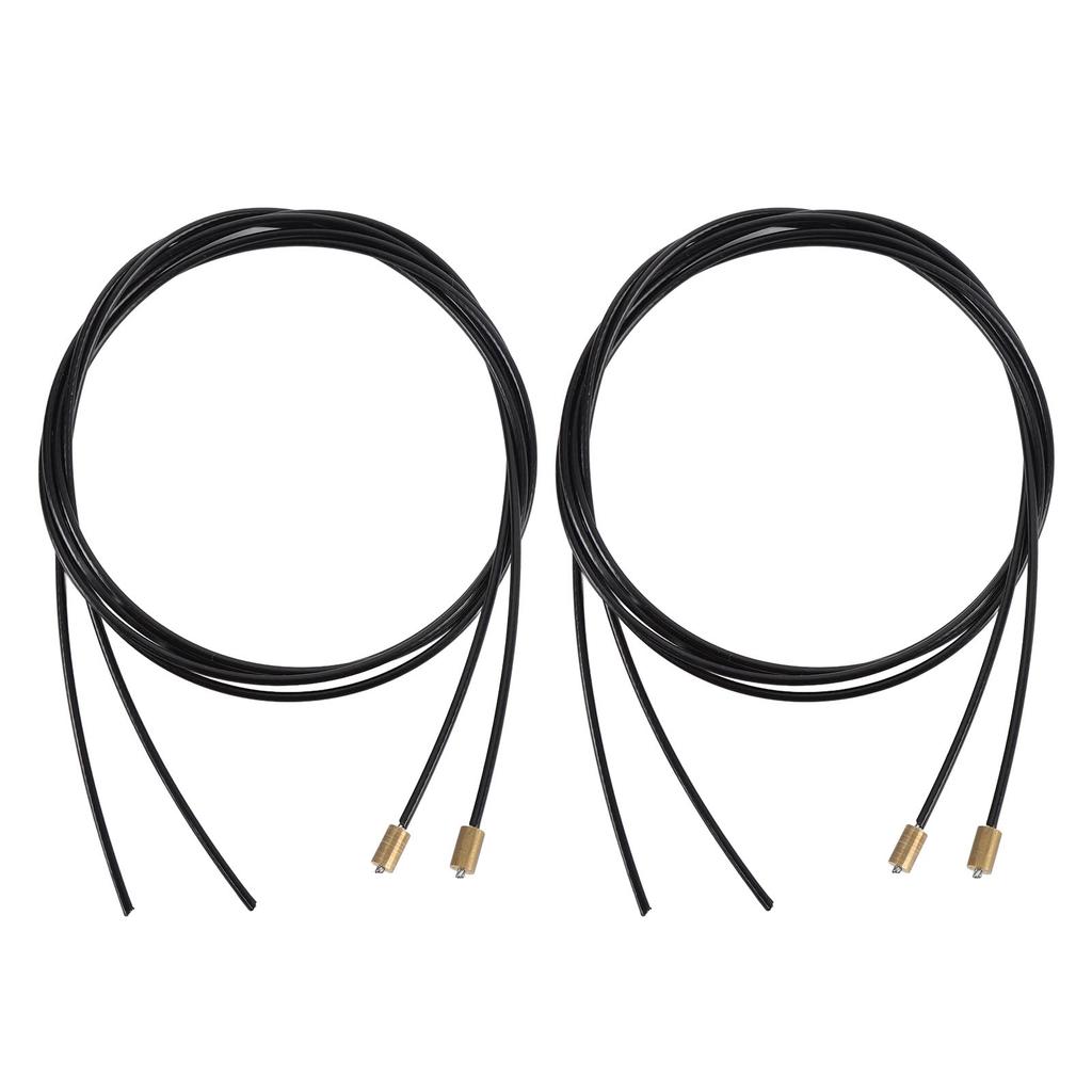 2Pcs Rotary Latch Cable with Stops 92579 Rubber Metal Enhanced Safety Truck Cap Rotary Latch Cable