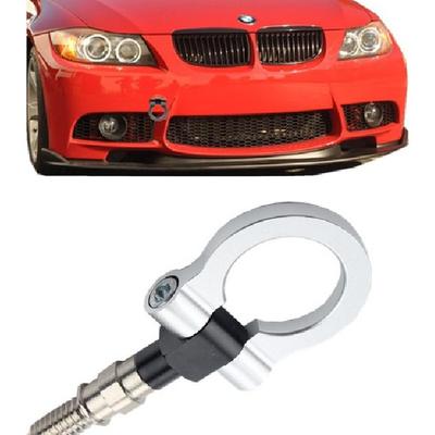Track Racing Style Tow Hook Towing  3 Series-E36 E46 E90 E91 E92 E93  Silver